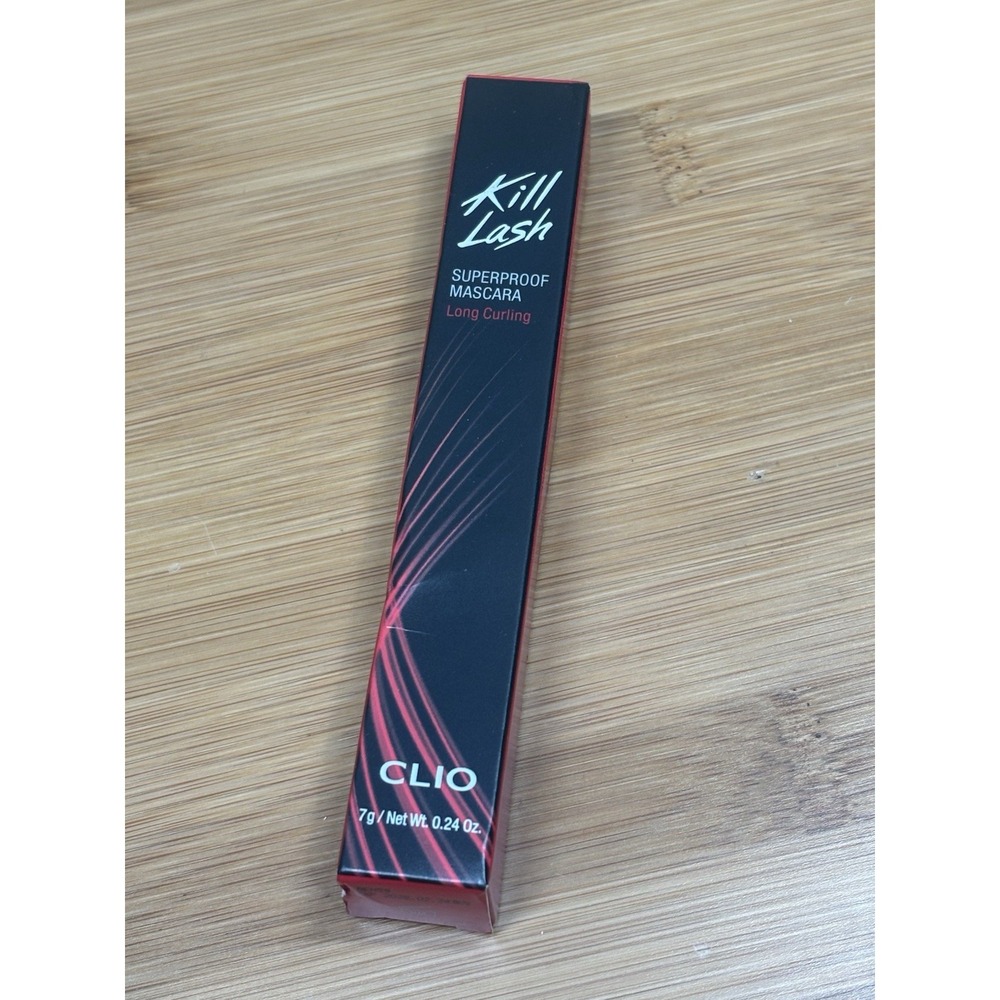 CLIO Kill Lash Superproof Mascara‎ 01 Long Curling 7g New In Box